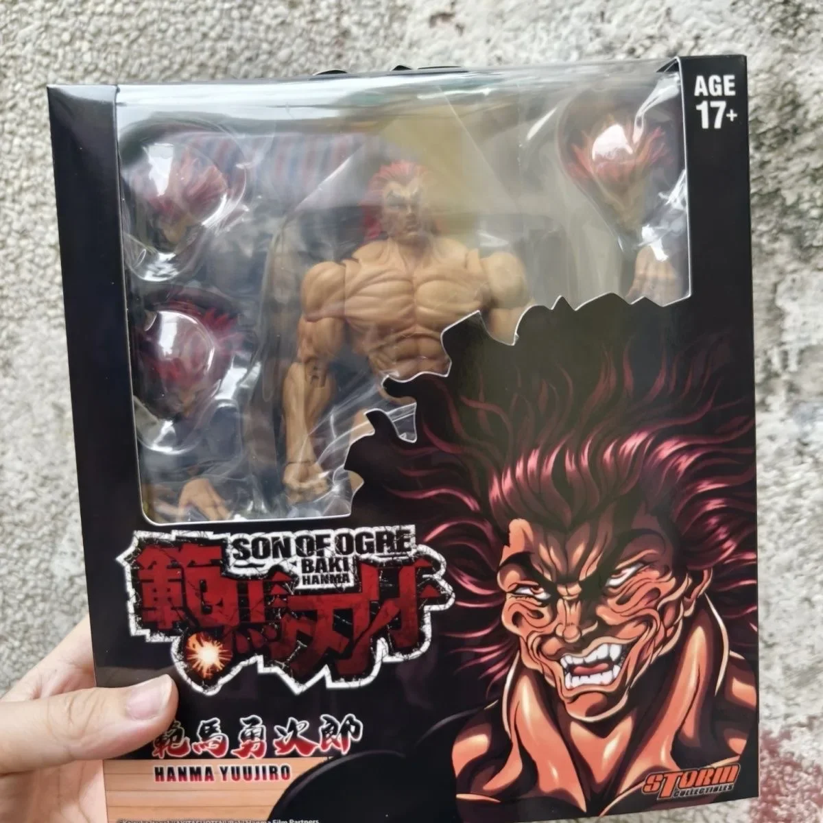 18cm Storm Toys Son Of Ogre Baki Anime Figures Yujiro Hanma Action Figure Statue Collection Figurine Model Doll Toys Kids Gift