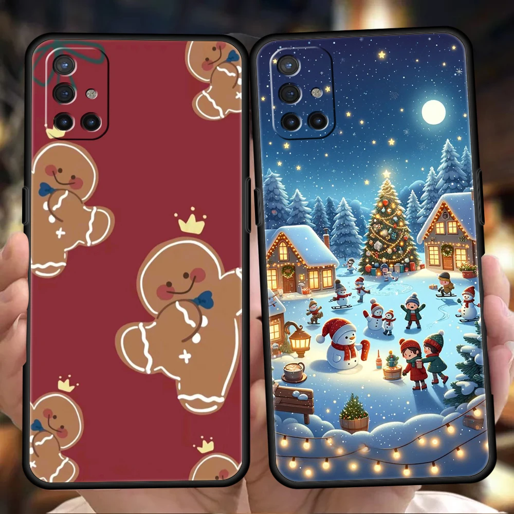 Festive Luxury Silicone Phone Case - New Year & Christmas Edition