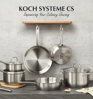 10-Piece Stainless Steel Cookware Set 1