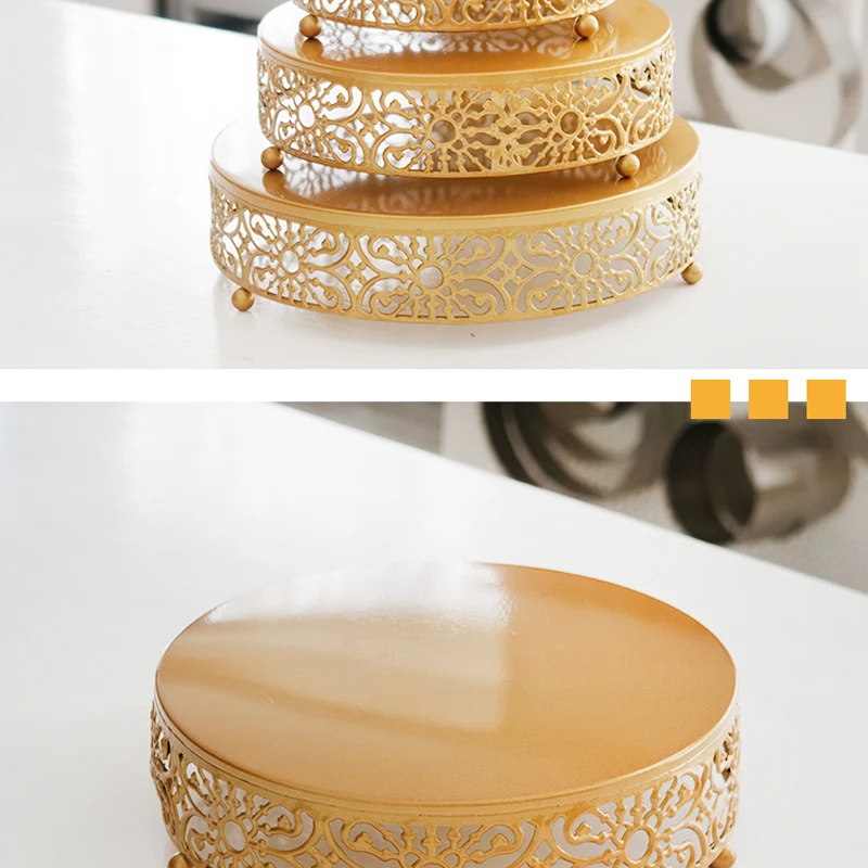 Description Picture 5 of item8/10/12 Inch Metal Cake Stand Holder Dessert Cupcake Pastry Cakes Display Plate Tray Serving Platter for Wedding Birthday Party