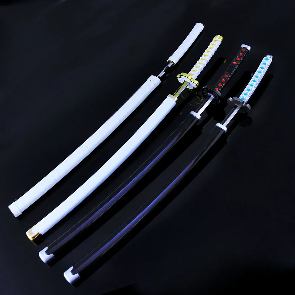 Cosplay Sword Cosplay Prop Cosplay Toy 26CM Demon Slayer Japanese Amine Periphery Hashibira Inosuke/Kamado Tanjirou Full Metal Weapons Ornaments Collectible Toy Swords