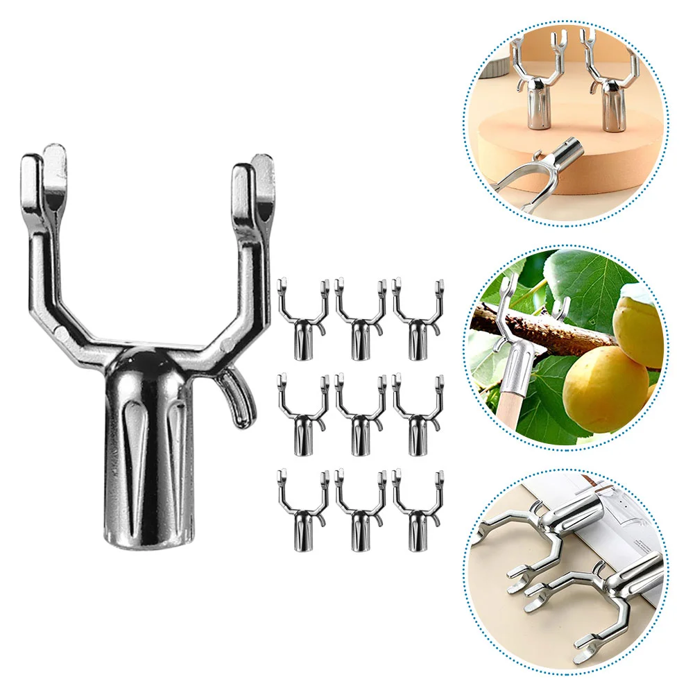 

Metal Tree Branch Support Tool for Straightening and Propping Up Fruited Branches in Vineyards, Gardens, and Orchards