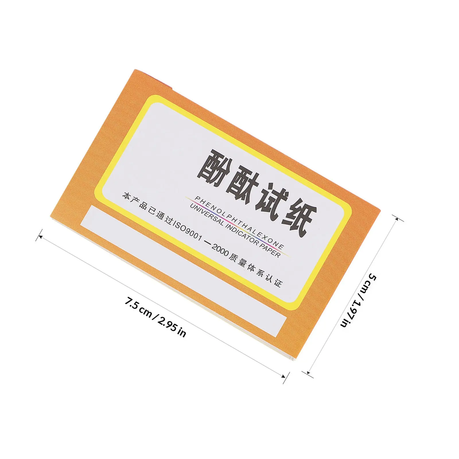 400매 페노탈린 종이 알칼리성 산성 감지용 화학 실험 시험지 사용하기 쉽고 색상 차트가 필요하지 않음 실험실용