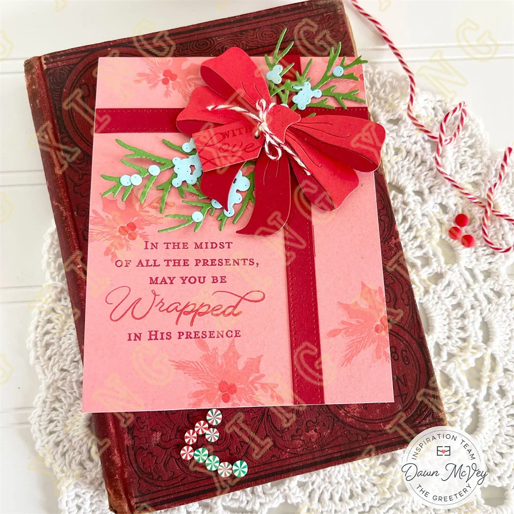 스크랩북 앨범 장식 공예용 크고 아름다운 활 다이, 금속 절단 다이 및 스탬프 스텐실, DIY 인사 카드 제작