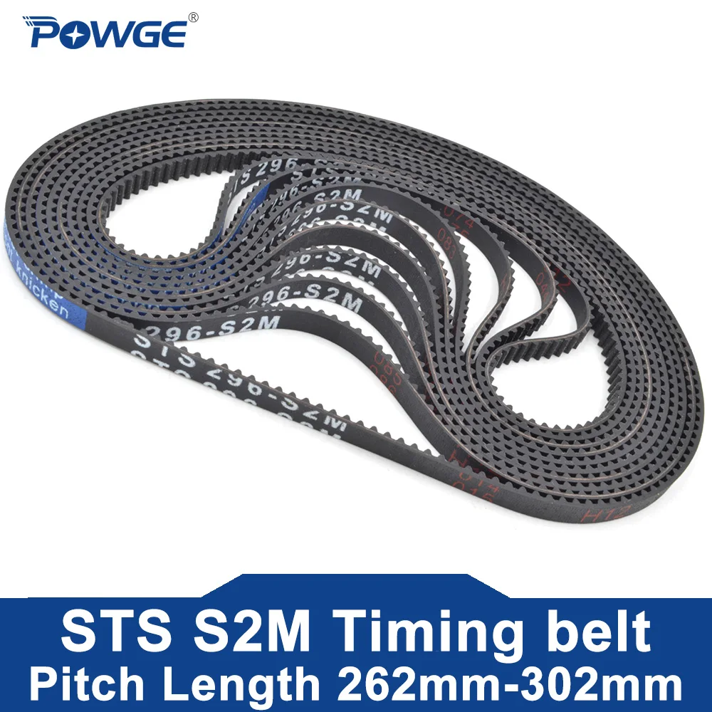 Powge-sts S2m Correia Dentada lp = 262 264 266 268 270 272 272 274 276 278 280 282 284 286 288 290 292 296 298 300 302 Largura Borracha de 420 mm