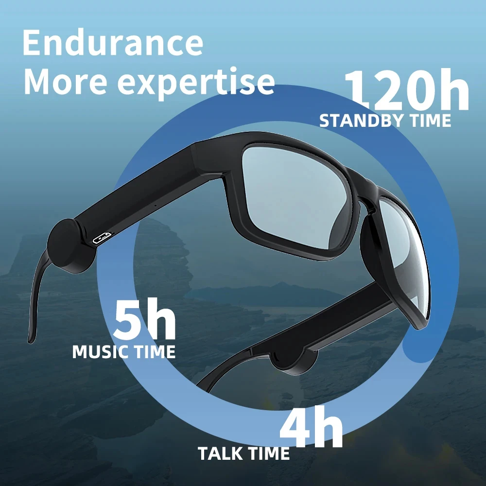 Xg88 Bluetooth Smart Glasses Auricolare Anti Blue Light Sport Stereo Wireless Headset Dual Speaker Occhiali Da Sole Cuffie Da Viaggio