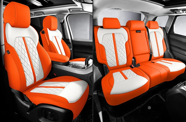 leather car seat cover For Land Rover Evoque Discovery 3 4 5 Sports  FreeLander 2 Range Rover Sport velar Cars Protection styling - AliExpress