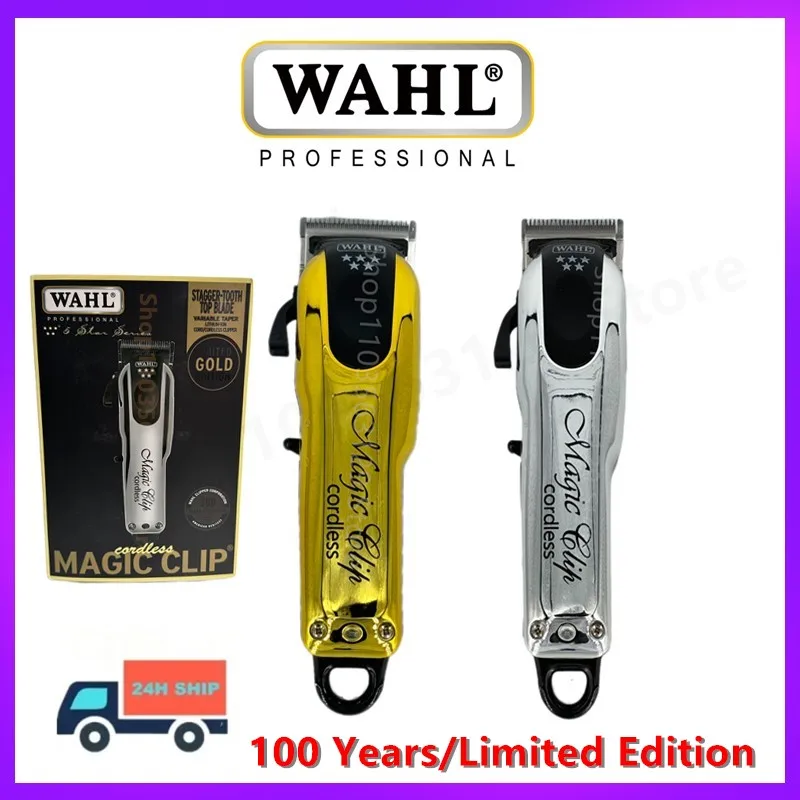 

100% Original Wahl 8148 Professional 5-Star 100th Anniversary Limited Edition Cordless Magic Clip Great For Professional Stylist