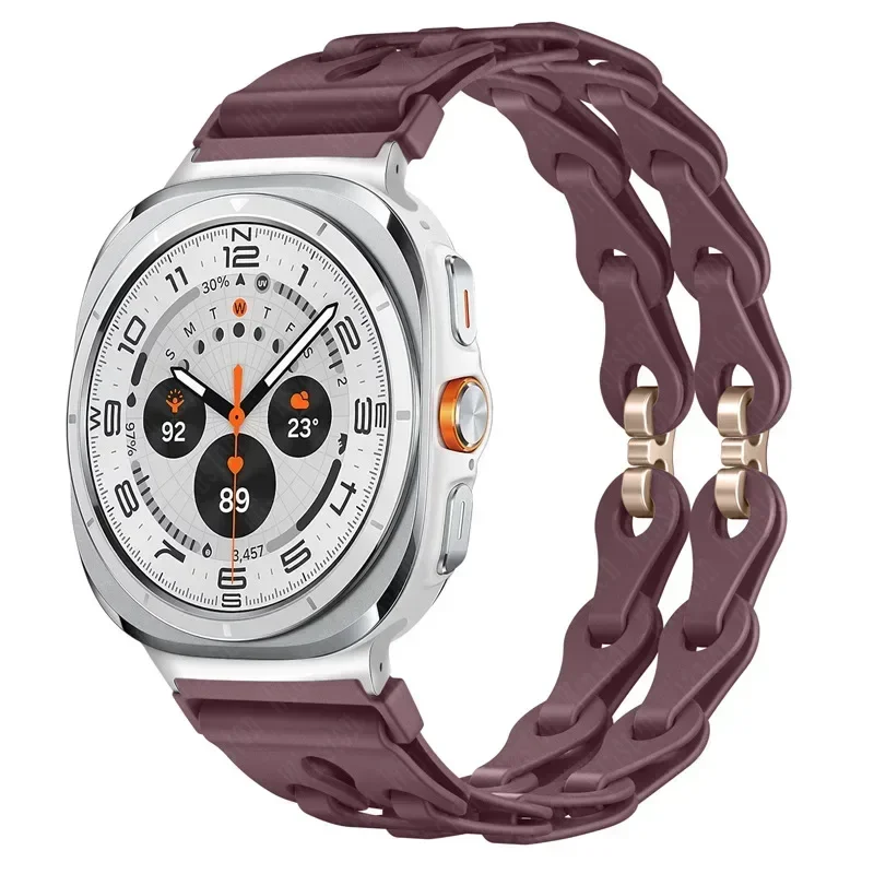 Silicone Chain Strap Replacement Wristband Bracelet