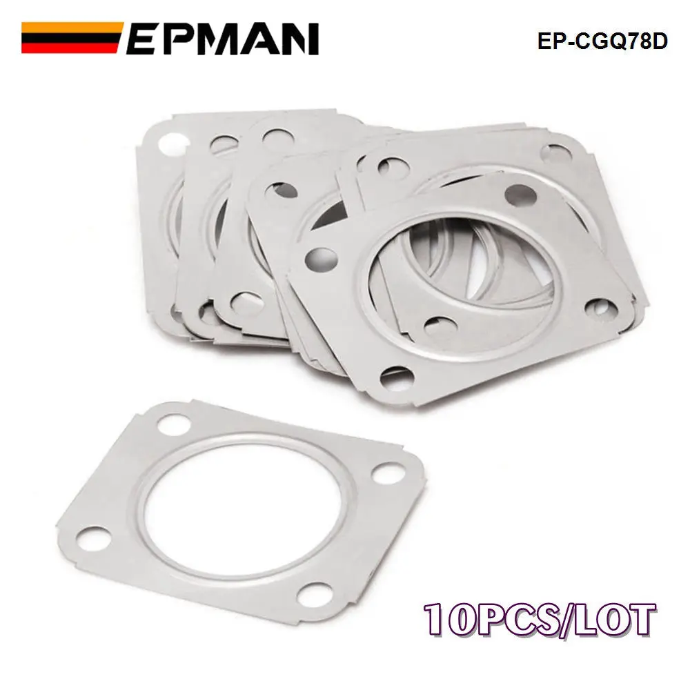 EPMAN Inlet & Downpipe Stainless Steel Gasket For Mitsubishi 14B 16G Big 1G 2G EVO I-III Turbo EP-CGQ78D