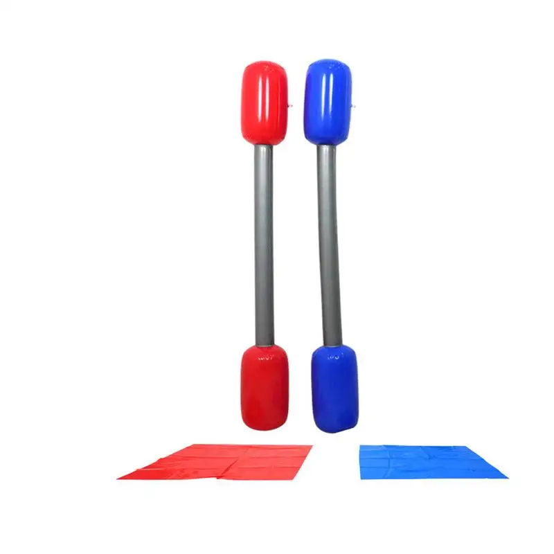 Gladiator Games Sticks Mats Kit Inflatable Gladiator Game for Boys Girls Or Adults for Battle Outdoor Accessories