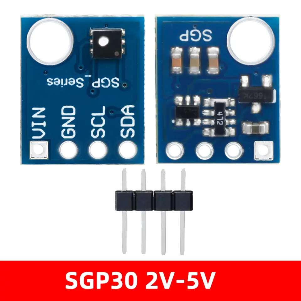 1~10PCS SGP40 SGP30 Air Quality Detection Sensors Module Digital TVOC Detection Compatible for Arduino Demo Board image 7