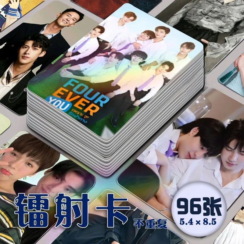 96pcs Fourever You Project Fourever You Part One Four Ever Project Earth Pond Bas Photo Laser Mini Card Photo Wallet Cards