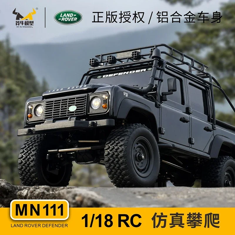 Mangmiu1:18 MN111 Model Land Rover Defender Model 4 Drive Mountain Bike Off-road Climbing RC Remote Control Car for Boys Gift 3