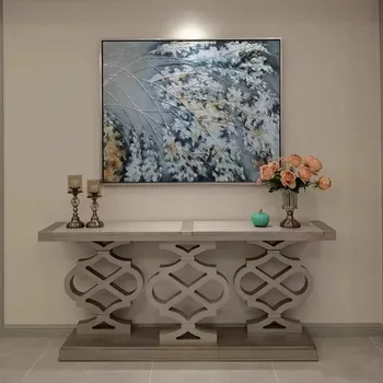 Tavolo Console Moderno di Alta Qualità, Design Italiano Creativo ed Elegante, Tavolo d'Ingresso di Tendenza, Scrivania Premium per Arredamento Soggiorno