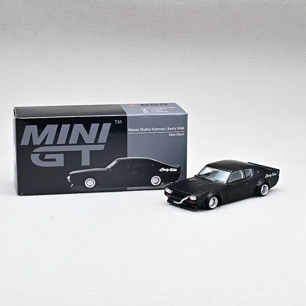 

Литой под давлением 1/64 масштаб Nissan LBWK Skyline 655 модель автомобиля из сплава коллекционная игрушка-сувенир