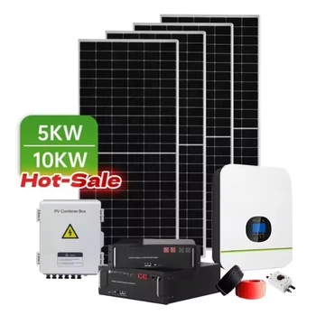 Jinko Solar Panels 5kW 10kW 20kW 30kW Solar Panels with Batteries and Inverters Complete Kit Home Hybrid Solar System 1