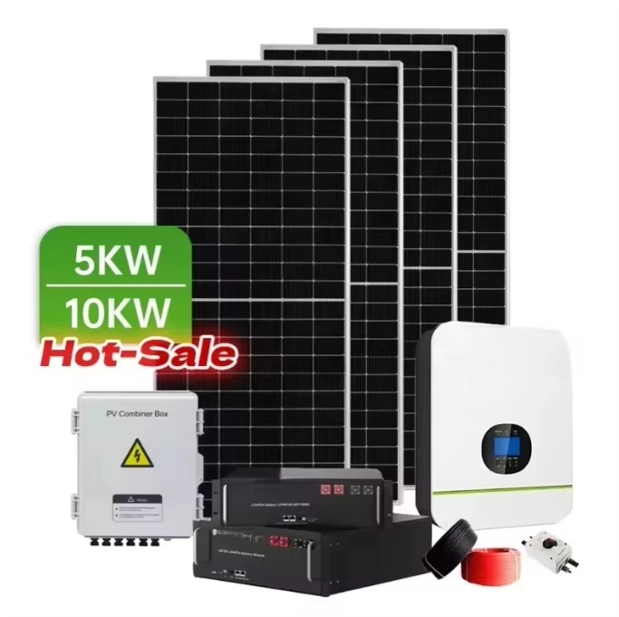 Jinko Solar Panels 5kW 10kW 20kW 30kW Solar Panels with Batteries and Inverters Complete Kit Home Hybrid Solar System