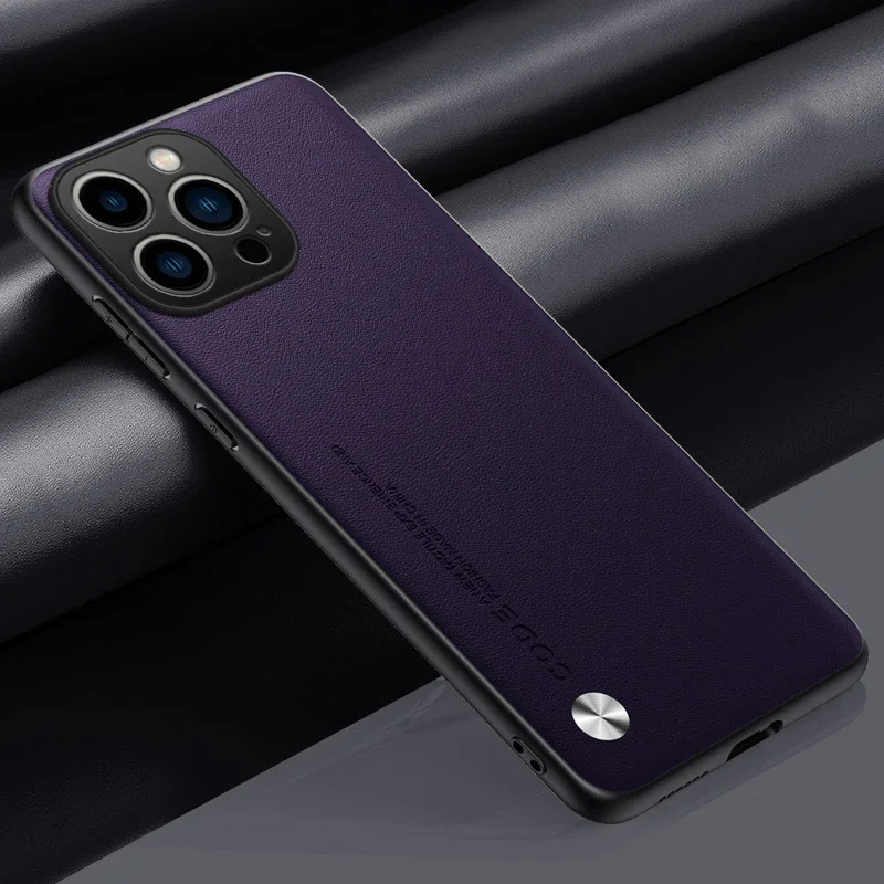Luxury Ultrathin Leather Phone Case - Shockproof Soft Back Cover