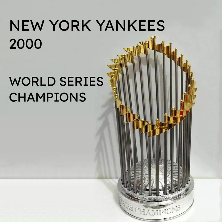 yankees world series trophies