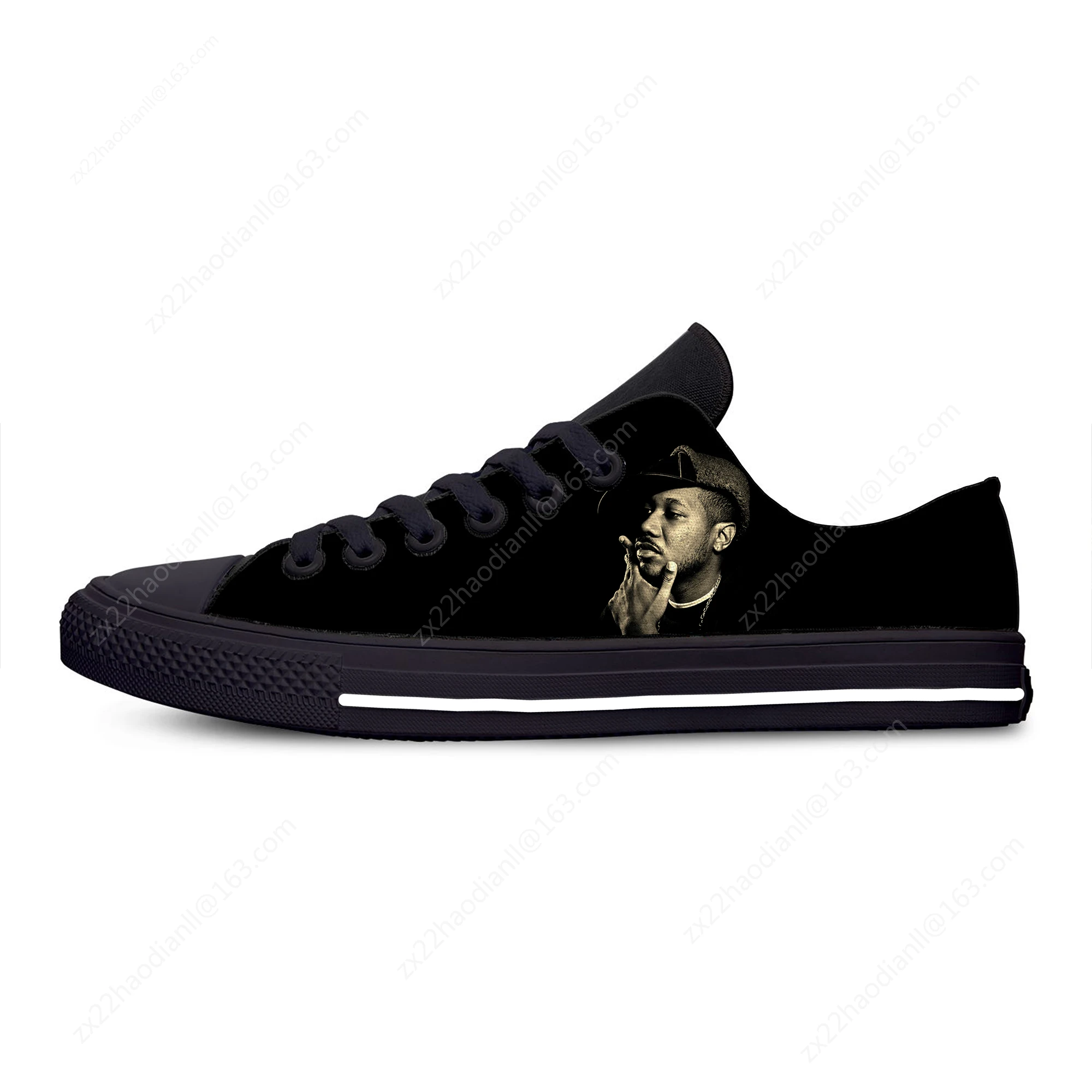 Rap Hip Hop Kendrick Lamar Hot Cool Fashion Casual Cloth Shoes Low Top Breathable Lightweight Sneakers 3D Print For Men Women