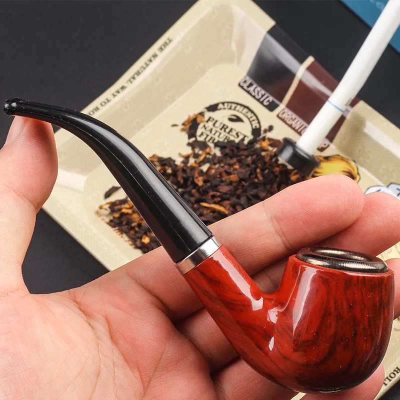 New Vintage Durable Solid Classic Pipe Smoking High Quality New Design Tobacco Pipe Free Smoke Smoking Accessories Popular
