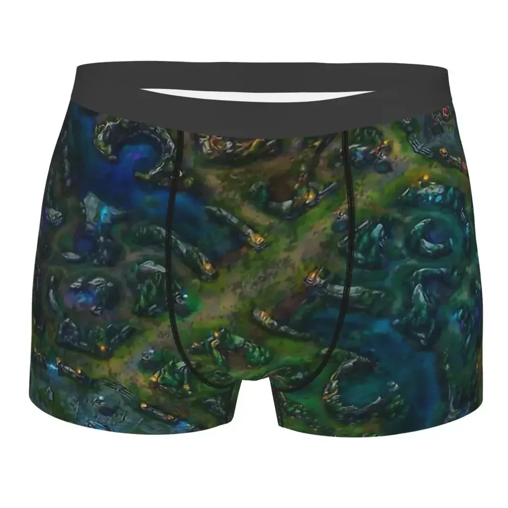 

League Of Legends Game Map Underpants Breathbale Panties Man Underwear Comfortable Shorts Boxer Briefs