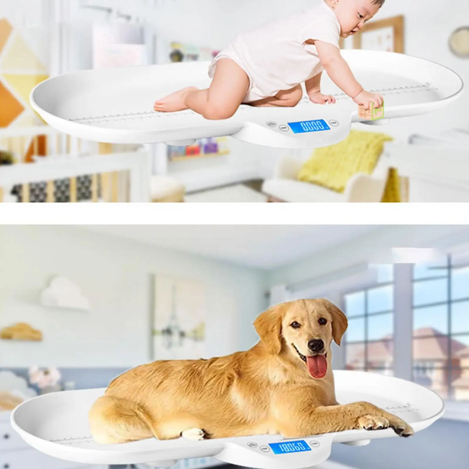 Newborn Scale Digital Infant Scale Animals Electronic Digital Baby Pet for Household Hotel Store Pool