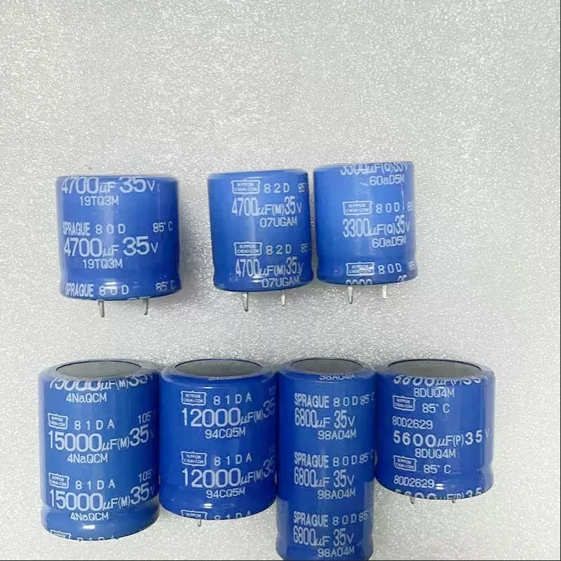 American SPRAGUE NIPPON CHEMI COM 35v 3300uf 4700uf 5600uf 6800uf 10000uf 12000uf 15000uf Fever electrolytic capacitor