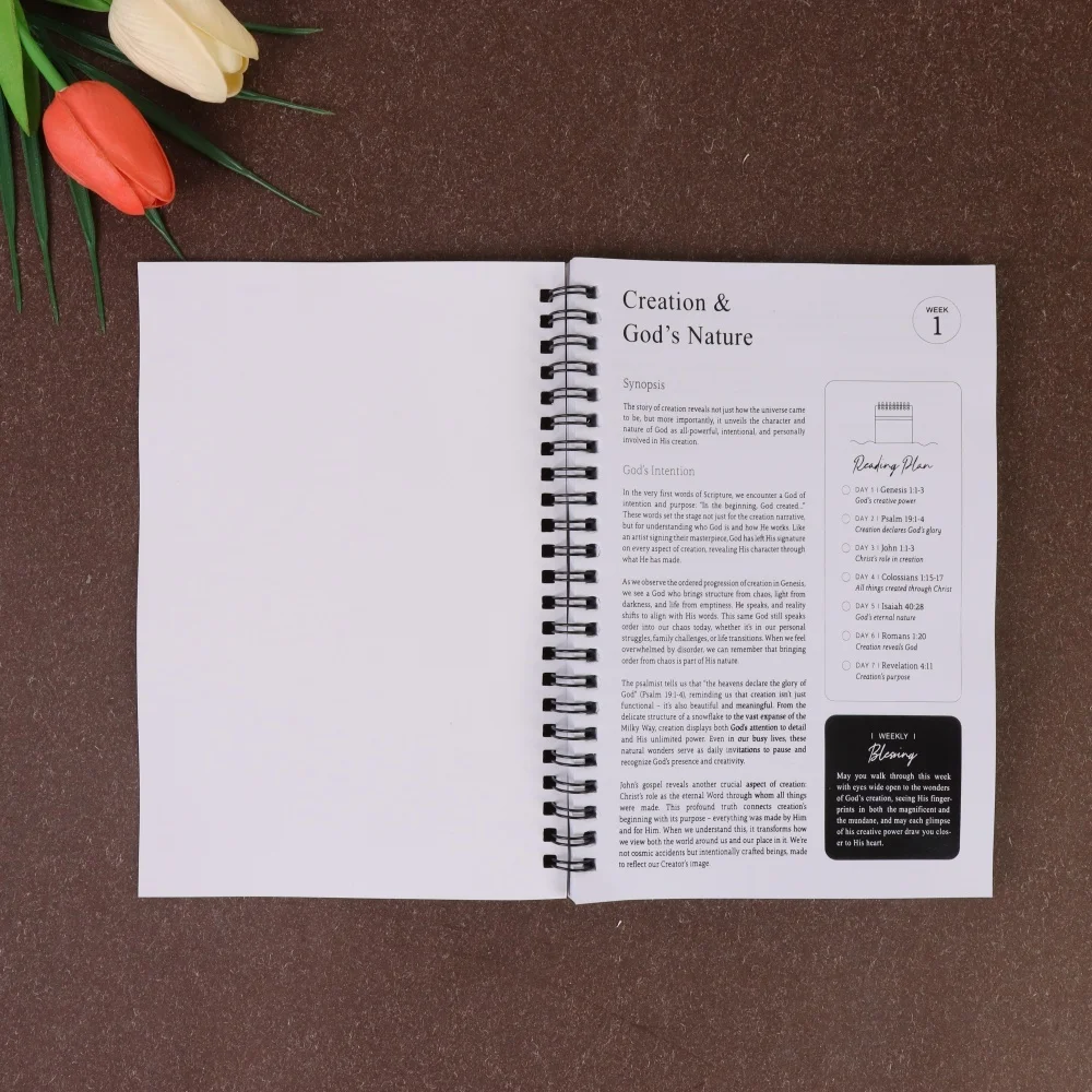 아버지의 날 선물 |   52주 남성 성경묵상 워크북 |   가을 숲 나선형 노트 |   기독교 신앙 성장 일기