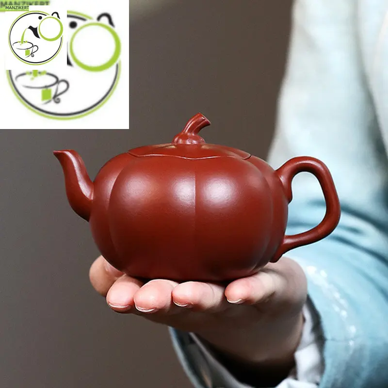 

Creative Lotus Leaf Tea Maker Yixing Purple Clay Beauty Tea Pot Authentic Raw Ore Dahongpao Teapot Zisha Tea Set Supplies 180ml