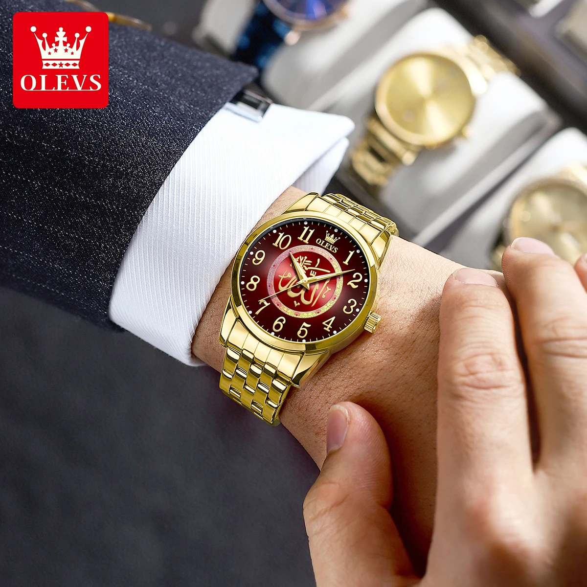 OLEVS ATY707 ساعة رجالي العلامة التجارية الأصلية م...