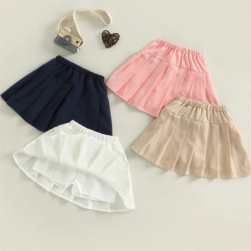 Pleated Skirt Children Pleated Skirt Girls Kids Pleated Skirt