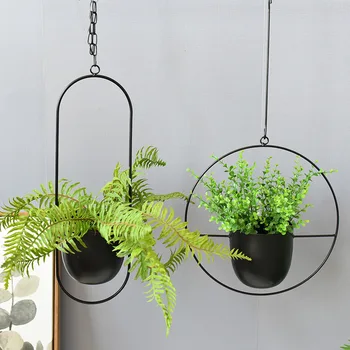 Nordic Metal Hanging Planter 1