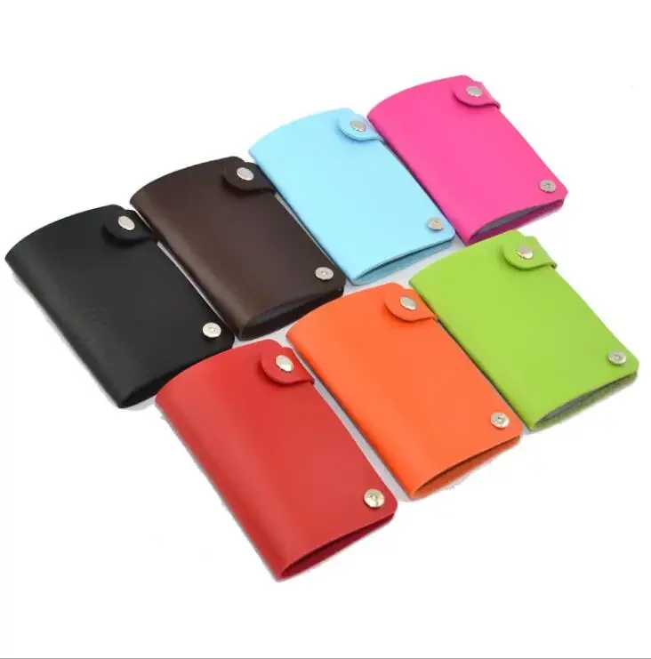Fashion PU Leather Key Cover Wallet Business Gift Leather Key Chain Men Women Car Strap Waist Wallet KeyChains Keyrings key case key holder key organizer key purse key protector