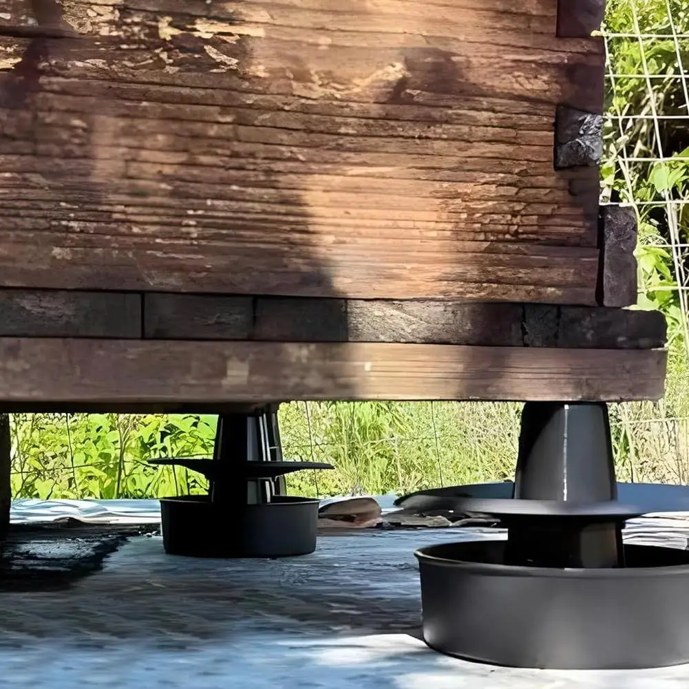 4/12Sets Bee Hive Anti-ant Bracket Sink Base Tripod Heightened Waterproof Insect-proof Hive Feet Beehive Stand Beekeeping Tools