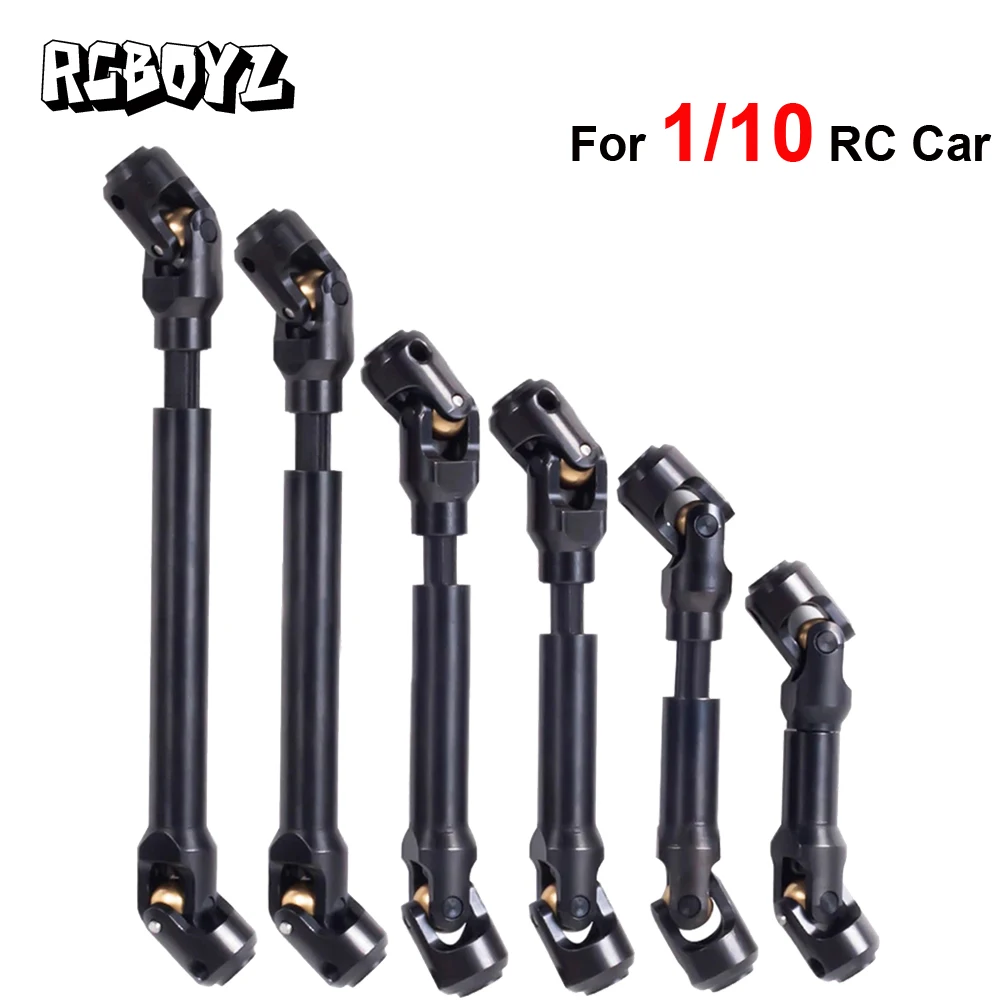 

Metal Steel Drive Shaft for 1/10 RC Crawler Car TRX4 Redcat Gen8 HeavyDuty 90046 Driveshaft for Traxxas TRX6 Axial SCX10 Upgrade