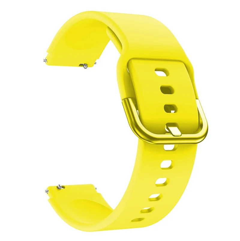Sport Silicone Bracelet Band, 16mm 18mm, Adjustable Wristband Strap
