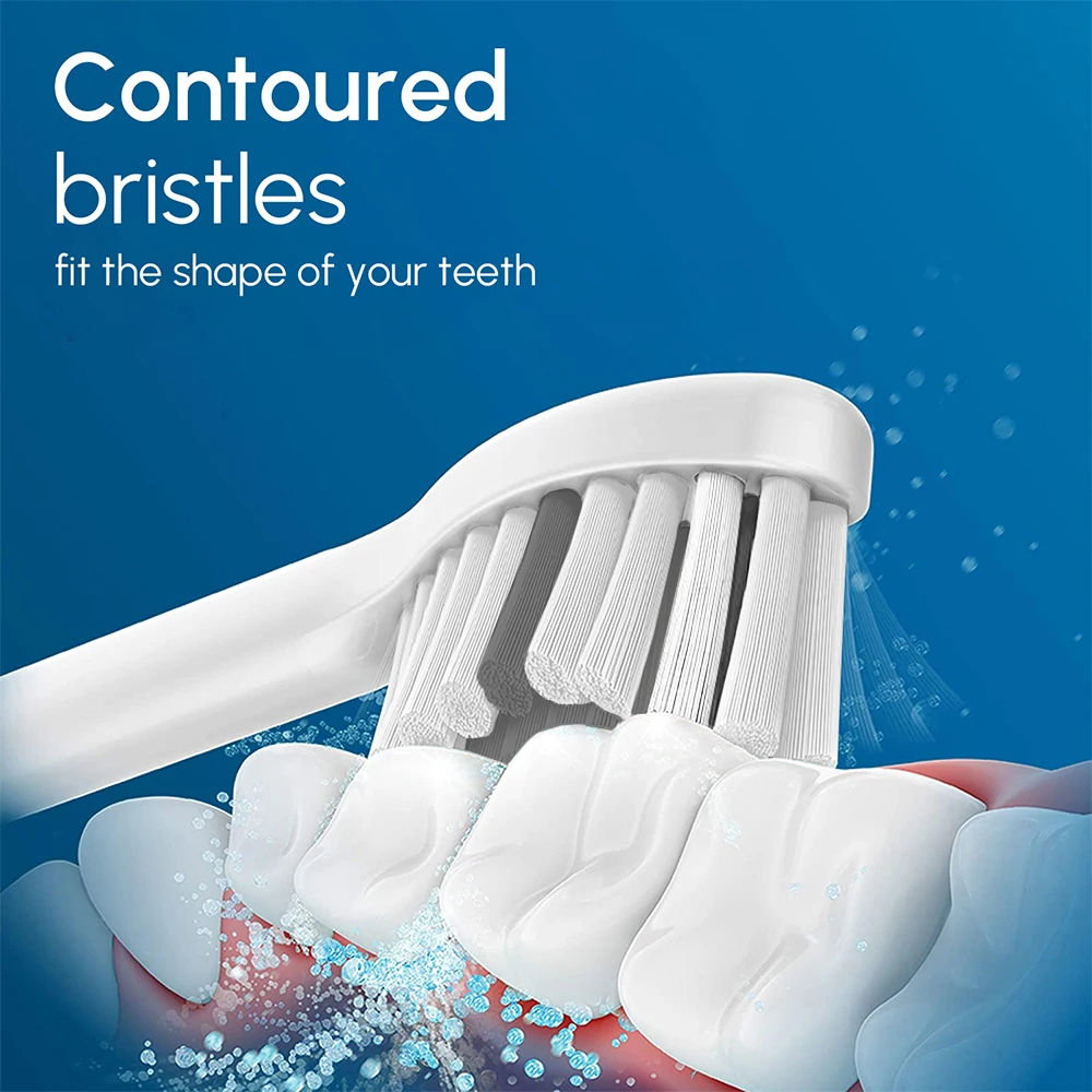 Compatible with Philips Sonicare Electric Toothbrush Replacement Toothbrush Brush Heads 1100 2100 4100 4300 5100 5300 6100 6500
