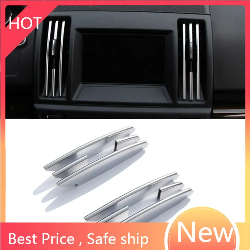 

8 шт., хромированные полоски для вентиляционного отверстия салона автомобиля Land Rover Freelander 2 2008-2015