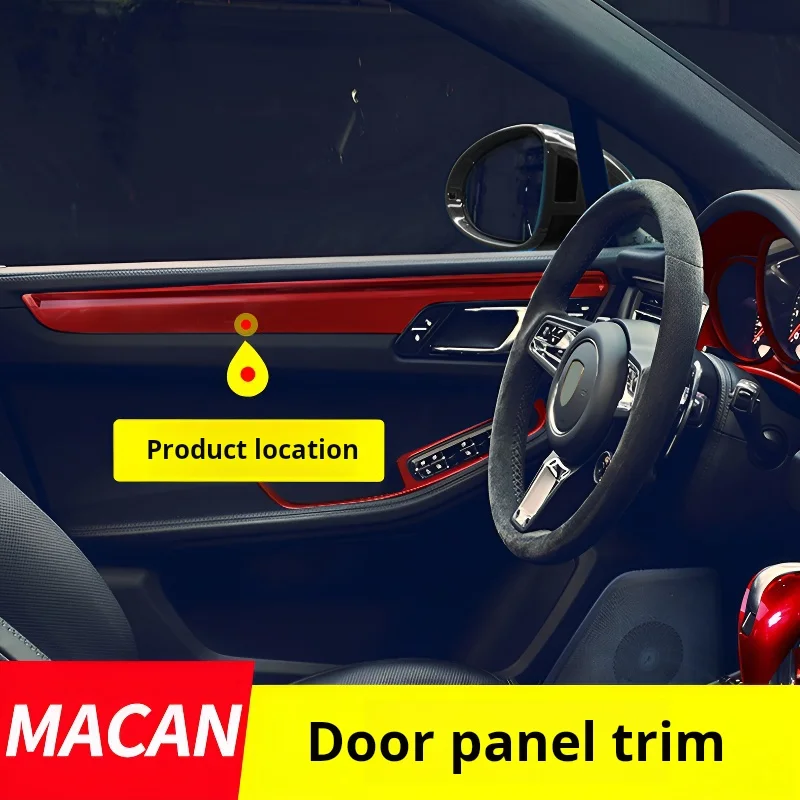 

Suitable for Macan door modification, carbon fiber door panel interior, Porsche accessory decoration, 14 models to date