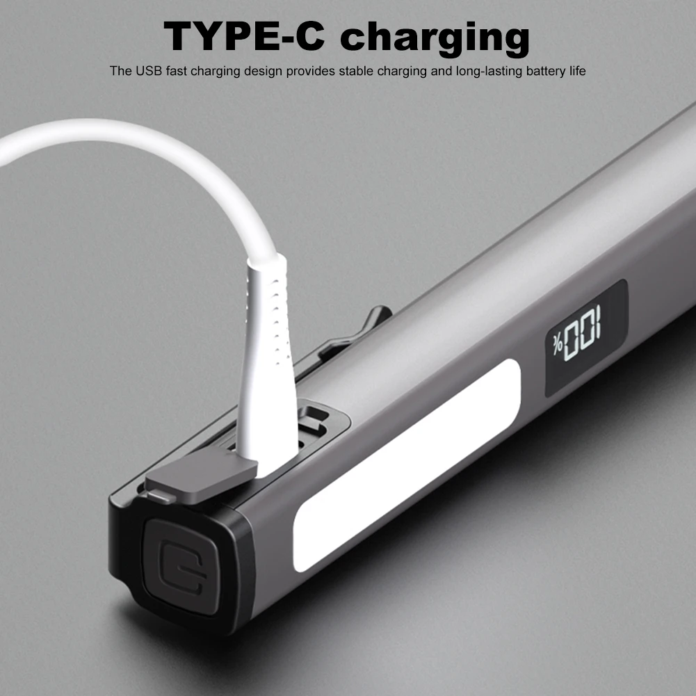 LED + SMD stylo médical pratique lumière avec pince à stylo travail Inspection lampe de poche 120LM stylo médical élève lampe 400mAh pour étudiant en soins infirmiers