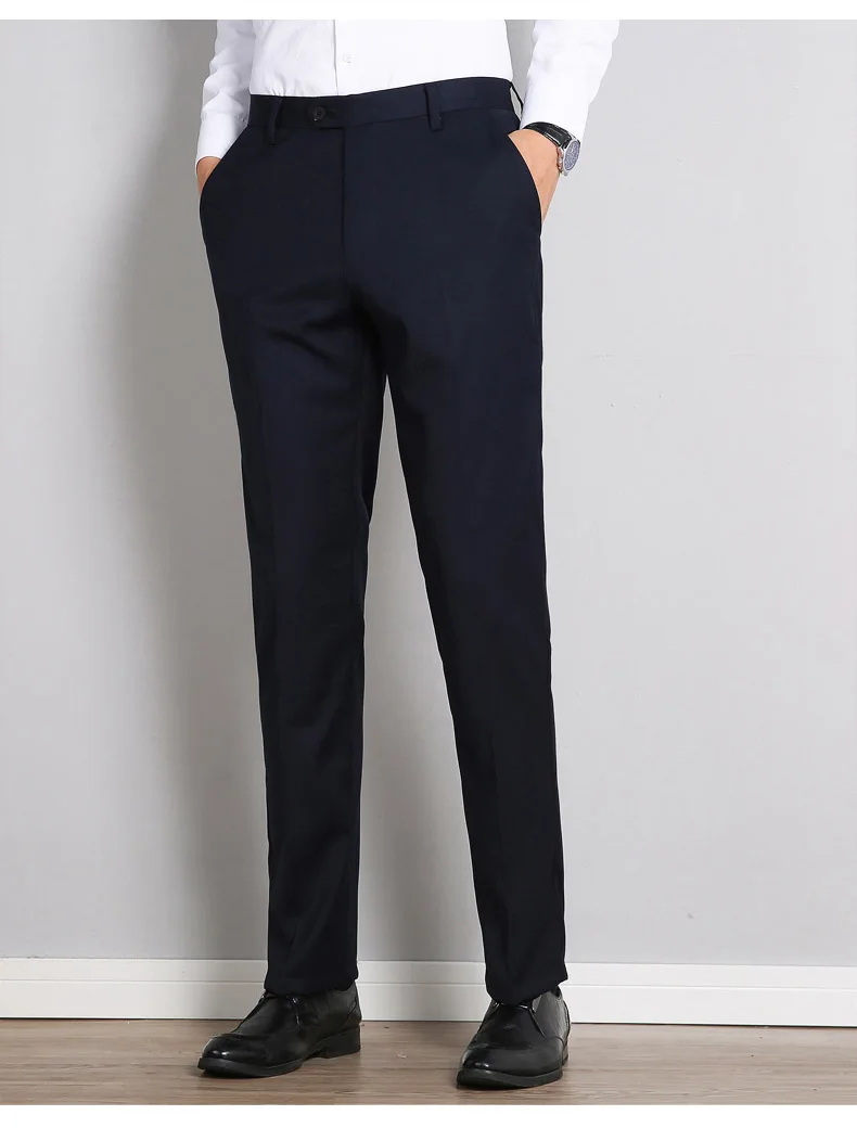 Pants Fashion Dress Pants Men Slim Fit 