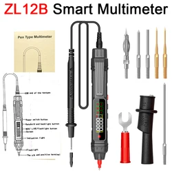 High-Precision Smart Digital Multimeter with Non-Contact Voltage Detection and Auto Range Capacitance Tester (ZL12B Accessory 2)