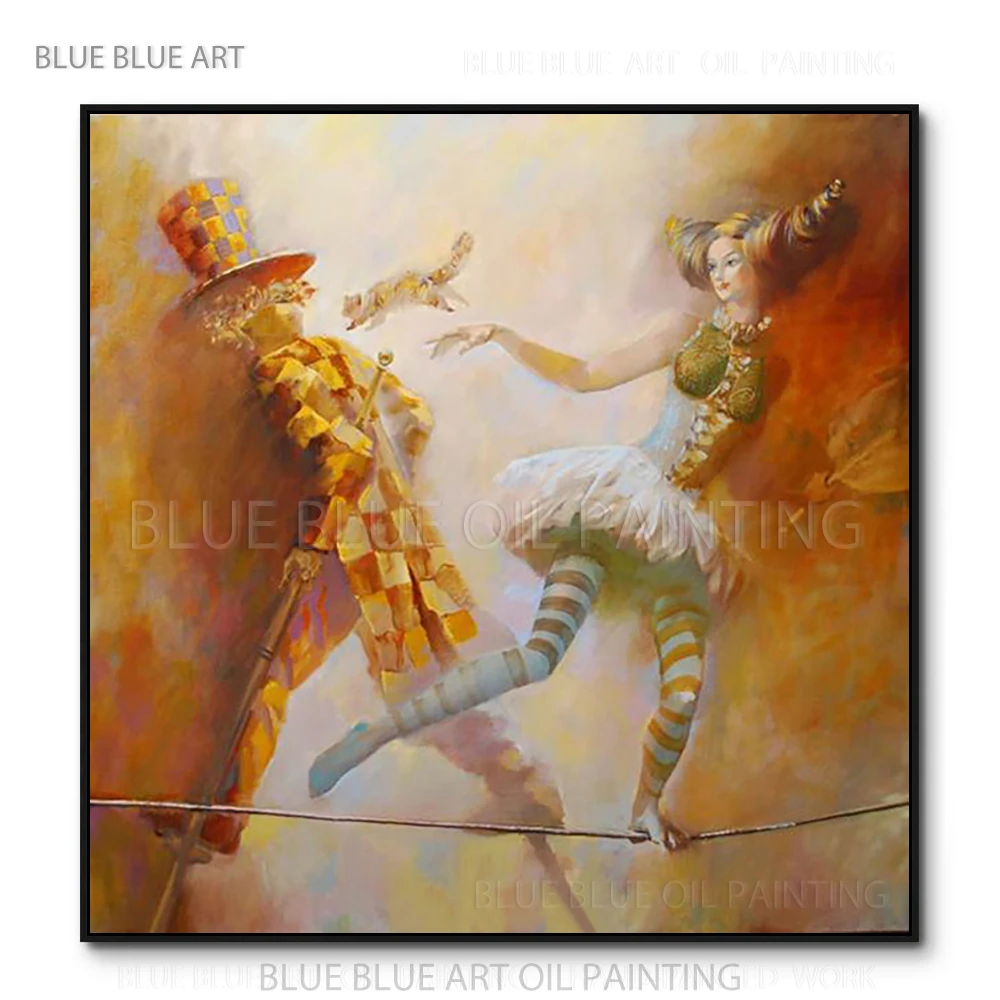 

Профессиональная художественная ручная роспись, портрет абстрактной леди, картина маслом на холсте, палитра ножей, Современная Настенная картина, картина маслом