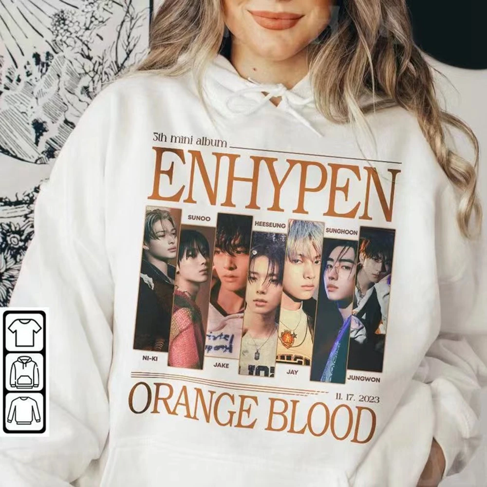 2023 Kpop EN FATE JUNGWON HEESEUNG JAY Hoodie Men/Women