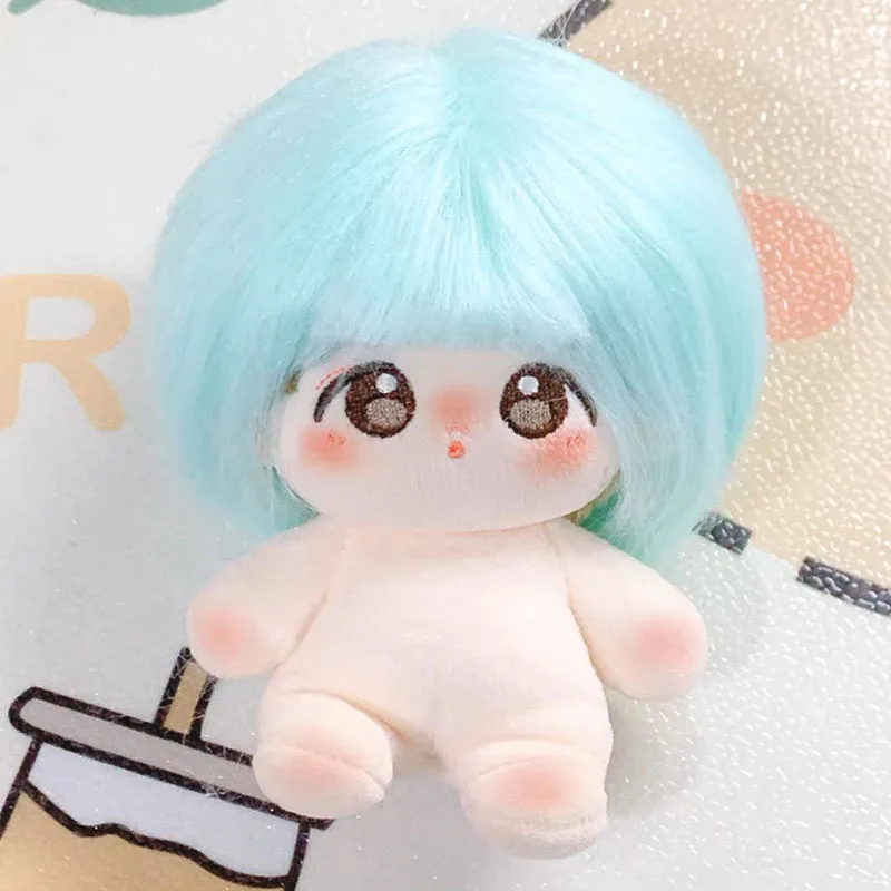 

Парик хлопковый для куклы Hatsune Miku, 10 см, милая плюшевая кукла, средней части, универсальный парик для жареных волос, аксессуары для волос