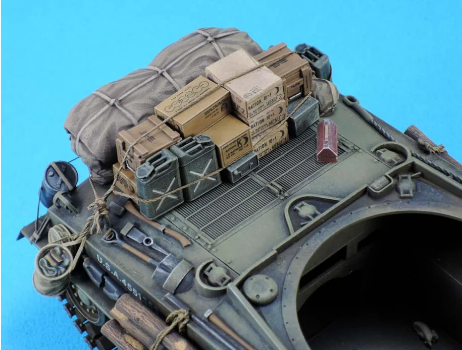 1/35樹脂モデルキットアメリカ激怒シャーマンタンク樹脂修正 (なし