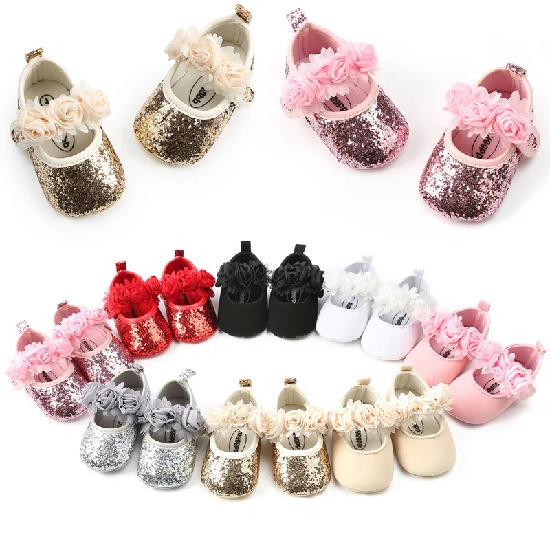 Autumn Spring Baby Girl Princess Shoes 0-18 Months