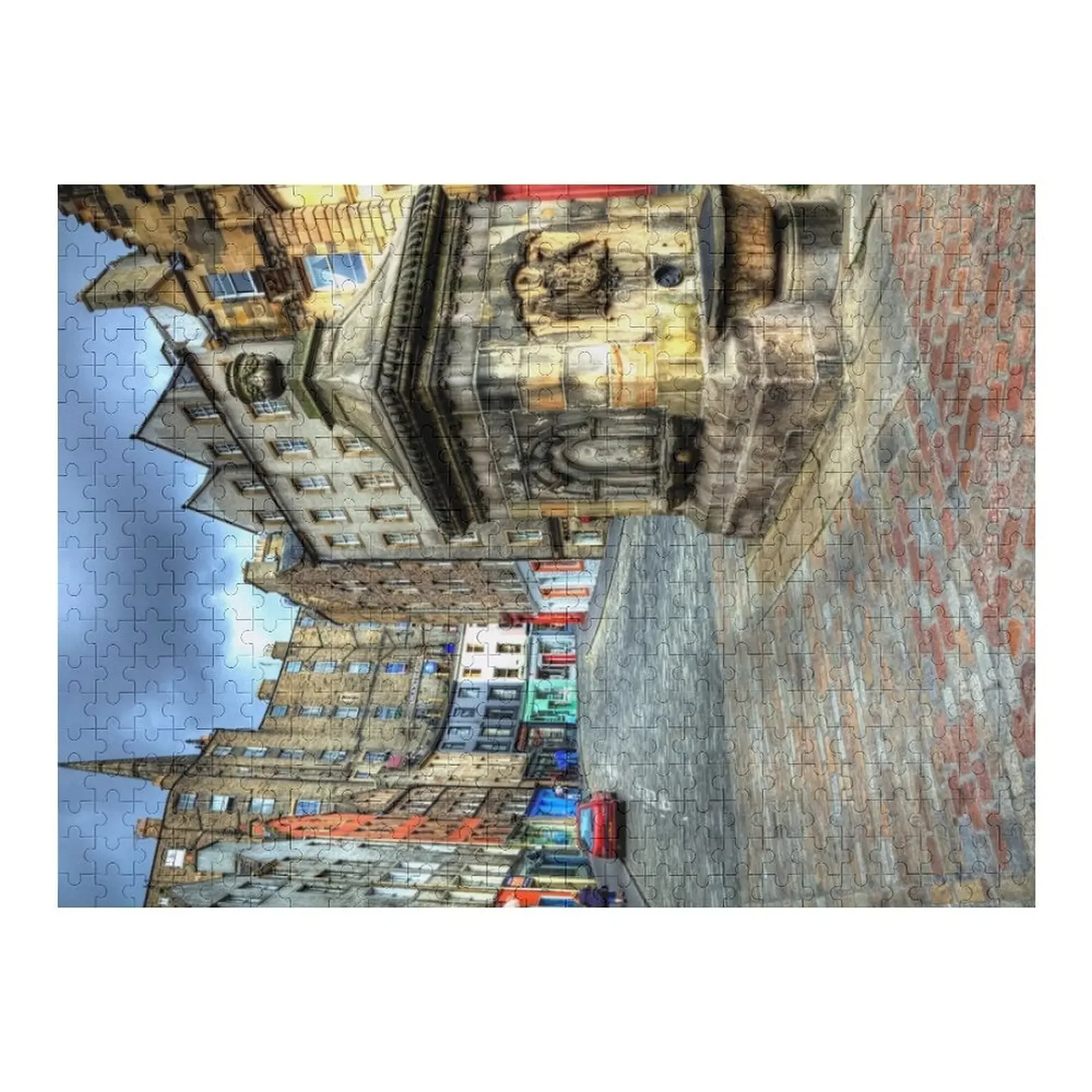 Grassmarket - Edinburgh Jigsaw Puzzle Customized Toys For Kids Personalized Toy Customs With Photo Custom Kids Toy Puzzle edinburgh jigsaw puzzle custom photo wood name customized gifts for kids iq puzzle